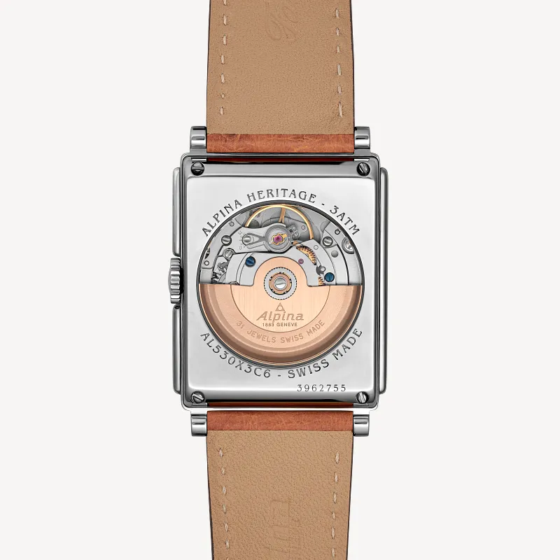 Carrée Automatic 140 Years Watch AL-530SAC3C6 | Alpina Watches US Carrée Automatic 140 Years Watch AL-530SAC3C6 | Alpina Watches US